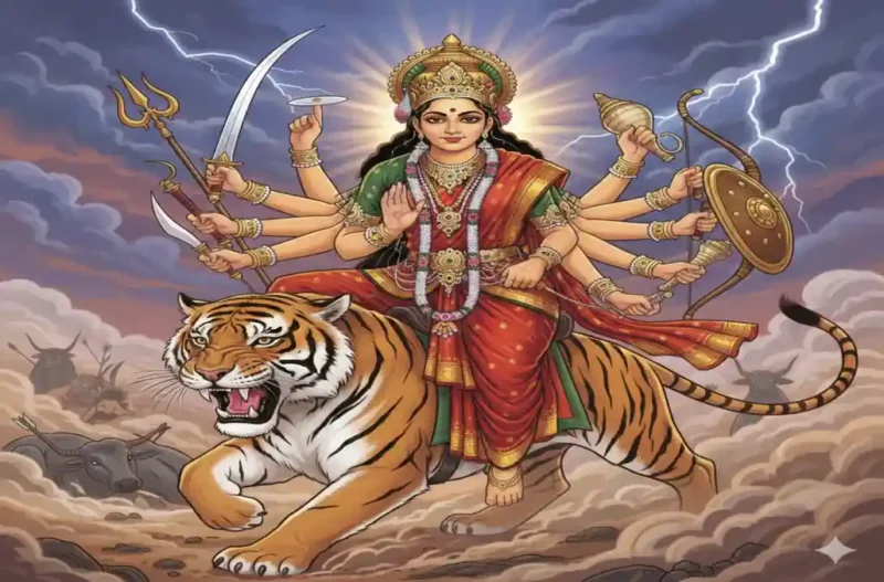 Durga Devi Stuti Devi Mahatmyam mp3 6 Ilustrasi Durga Devi Stuti